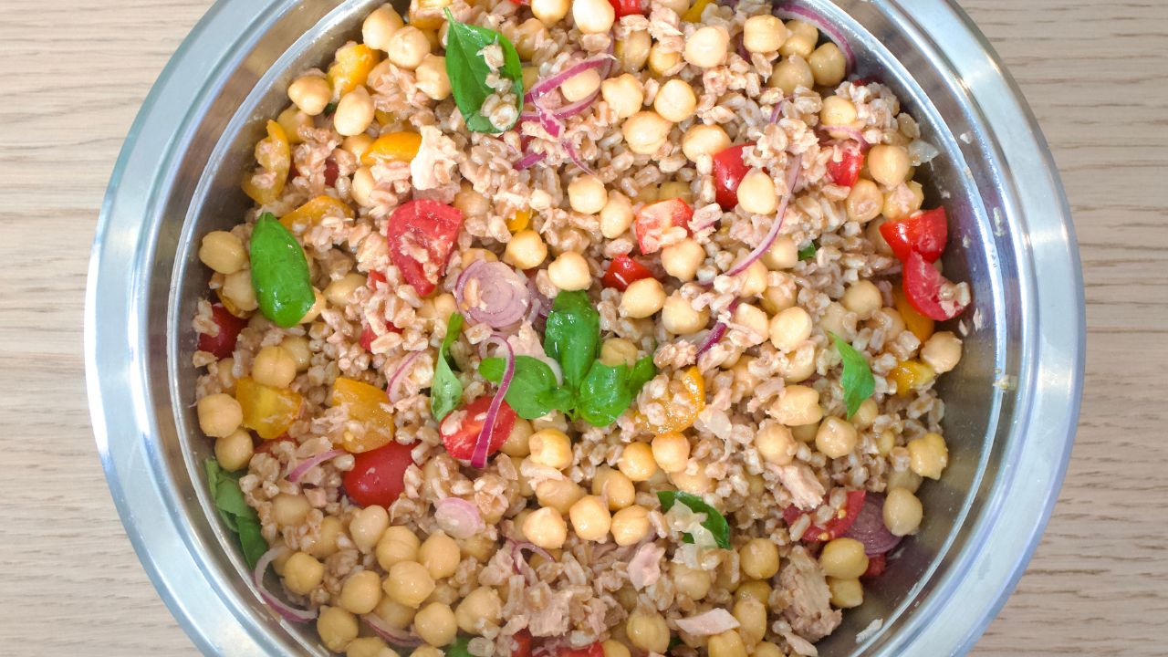 Come si fa l'insalata di ceci